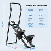 MERACH Stair Stepper for Home Compact Foldable Vertical Climber - Full-Body Workout Stepper, Home Gym Cardio Exercise Equipment