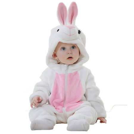 

Qufokar Baby Boy Coats 12-18 Months Baby Boy Summer Clothes 18-24 Months Babys Girls Boys Spring Winter Rabbit Long Sleeve Fleece Romper Jumpsuit Clothes