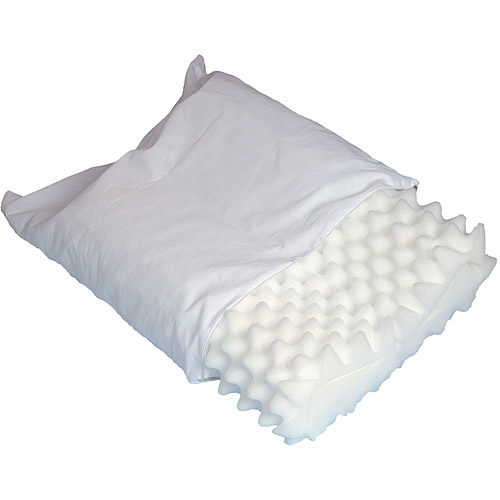 DMI Convoluted Foam Orthopedic Pillow, White