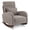 Light Gray-Chenille, variant on Ktaxon Rocking Accent Chair Glider Reading Chair Comfy Teddy Velvet Upholstered Single Sofa Rocker for Living Room, Nursery, Bedroom Beige