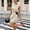 Apricot, variant on Morttic Women's Elegant Striped Boat Neck Sleeveless Mini Dress – Double-Side Bow Tie Slim Fit Summer Party & Date Night Dress White,S