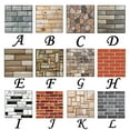 thumbnail image 2 of kkbbma under $5 3Pcs 3D Wall Sticker, 3D Simulation Tile Wall Sticker, Embossed Brick Wallpaper Decal, Self Adhesive Wall Decor, PVC Foam Wall Covering, Home Kitchen Bathroom Wallpaper, 2 of 8