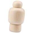 thumbnail image 4 of Unfinished Wooden Peg Dolls People Bodies, Unpainted Wood Shapes Decorative Figures for Painting, Art Projects , 68mmx36mm, 4 of 9