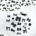 thumbnail image 4 of 50 Uds. De lazos negros mezclados al azar, dijes para uñas de oso, Mini corazón de resina, estrella, flor, decoraciones artísticas para uñas hechas a mano, prensa DIY en las uñas, 4 of 5