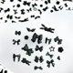 thumbnail image 4 of 50 Uds. De lazos negros mezclados al azar, dijes para uñas de oso, Mini corazón de resina, estrella, flor, decoraciones artísticas para uñas hechas a mano, prensa DIY en las uñas, 4 of 5