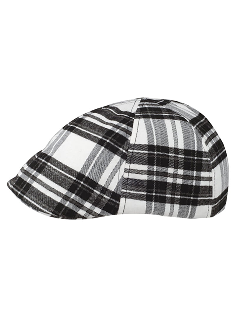 red plaid ivy cap