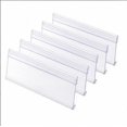 RENACLIPY 20Pcs Transparent Plastic Shelf Label Holders with Slot for ...