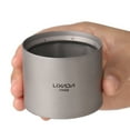 thumbnail image 2 of Lixada Réchaud à Alcool Liquide en Titane Léger avec Support Croisé pour Camping en Plein Air Randonnée, 2 of 7