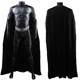 thumbnail image 3 of Disfraz de murciélago para hombre, disfraz de superhéroe con estampado 3D de licra, traje de cuerpo entero y capa, disfraz de murciélago para Halloween para niño, traje Zenzai para hombre adulto, 3 of 5