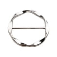thumbnail image 2 of SeekLGT Scarf Ring Metal Shirt Clips for Women Tops Silk Scarf Clip Buckle Fashion Clothes Corner Knotted Button Rhinestone Circle T Shirt Ties Rings Cinch Clip Accessories, 1 pc, 2 of 8