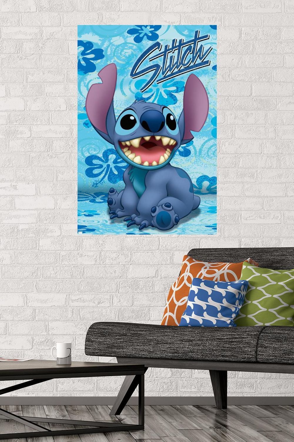 Disney Lilo and Stitch - Sitting Wall Poster, 22.375" x 34", Wall Poster