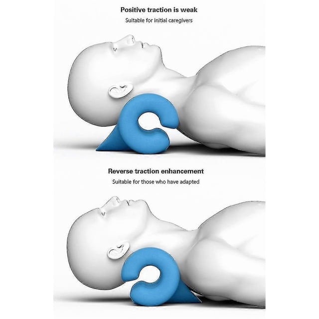 Neck Pu Traction Pillow With Massage Points To Relax The Cervical Spine Pillow