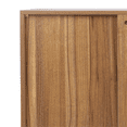 thumbnail image 5 of Set of 2 Storage Cabinet Sideboard with Natural Rattan Doors, Rattan Buffet Cabinet with Storage and Adjustable Shelves, Boho Console Table Accent Cabinet for Dining Room, Living Room, Kitchen, 5 of 8