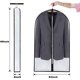 thumbnail image 4 of 40" Garment Bags with 4\' Gusseted for Hanging Clothes,Clear Dust-Proof Breathable Clothes Storage Bag with Zipper for Closet Storage Clothes,Coats,Sw, 4 of 4
