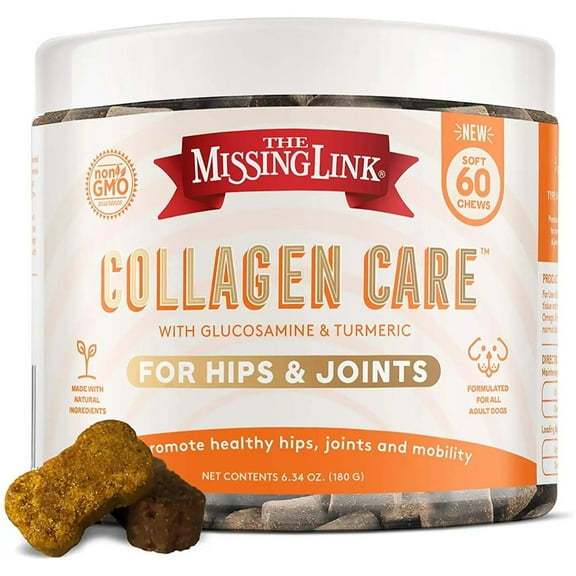 The Missing Link Collagen Care Hip & Joints Soft Chew Dogs 60CT
