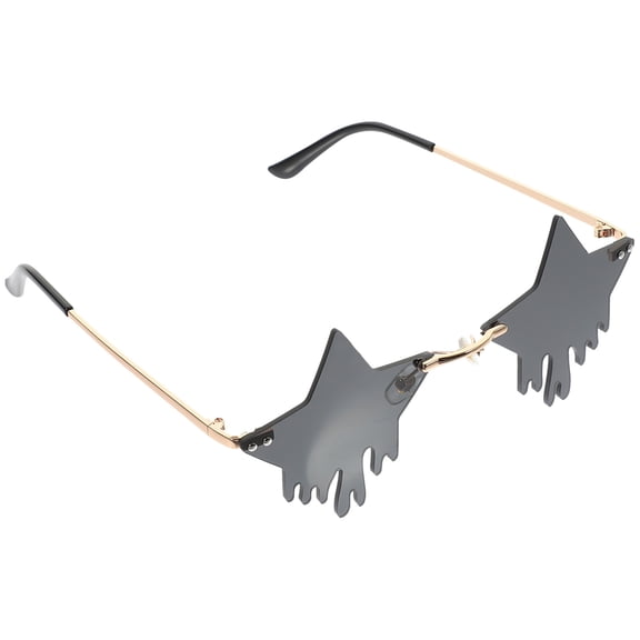 WORGEOUS  Sunglass Clip for Eyeglasses Heart Sunglasses Pentagram Party Child