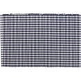 thumbnail image 3 of Navy Blue Farmhouse Tabletop Kitchen Tara Cotton Plaid Rectangle Placemat Set of 6, 3 of 3