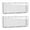 Clear, variant on deevoka 2 Pieces Waterproof Outlet Covers Wall Socket Faceplate Boxes Protection Stylish Black Clear