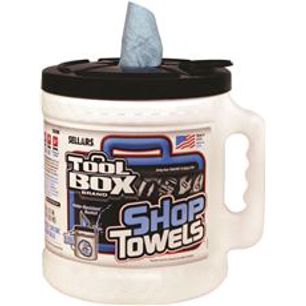 Sellars 55208 Toolbox Shop Towels Dispenser Bucket (1 Bucket of 200