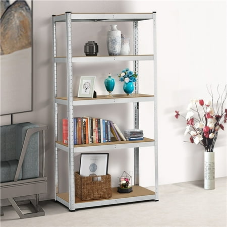 Yaheetech 71 5 Level Shelf Shelving Unit Heavy Duty Metal