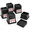 Black-4 Pack-7inch, variant on Oversized Bed Risers Heavy Duty 7 Inch 4 Pack Niture For Sofas Stackable In 2 5 Or 7 Supports Up To 11000 Lbs Square Raising Block
