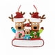 thumbnail image 1 of Árbol De Navidad Personalizado Con Familia De Renos, Ciervo, Santa, Familia, Alce, Vacaciones, Invierno, Tradición, Decoración De Regalo Speravity HA042658-02, 1 of 6
