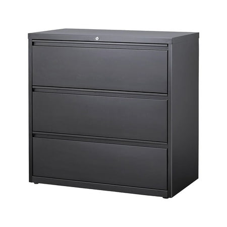 HITOUCH BUSINESS SERVICES 3-Drawer Lateral File Cabinet Locking Letter/Legal Charcoal 36 W