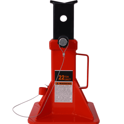 22 Ton/44,000 lb Heavy Duty Pin Type Professional Car Jack Stand with Lock, Red