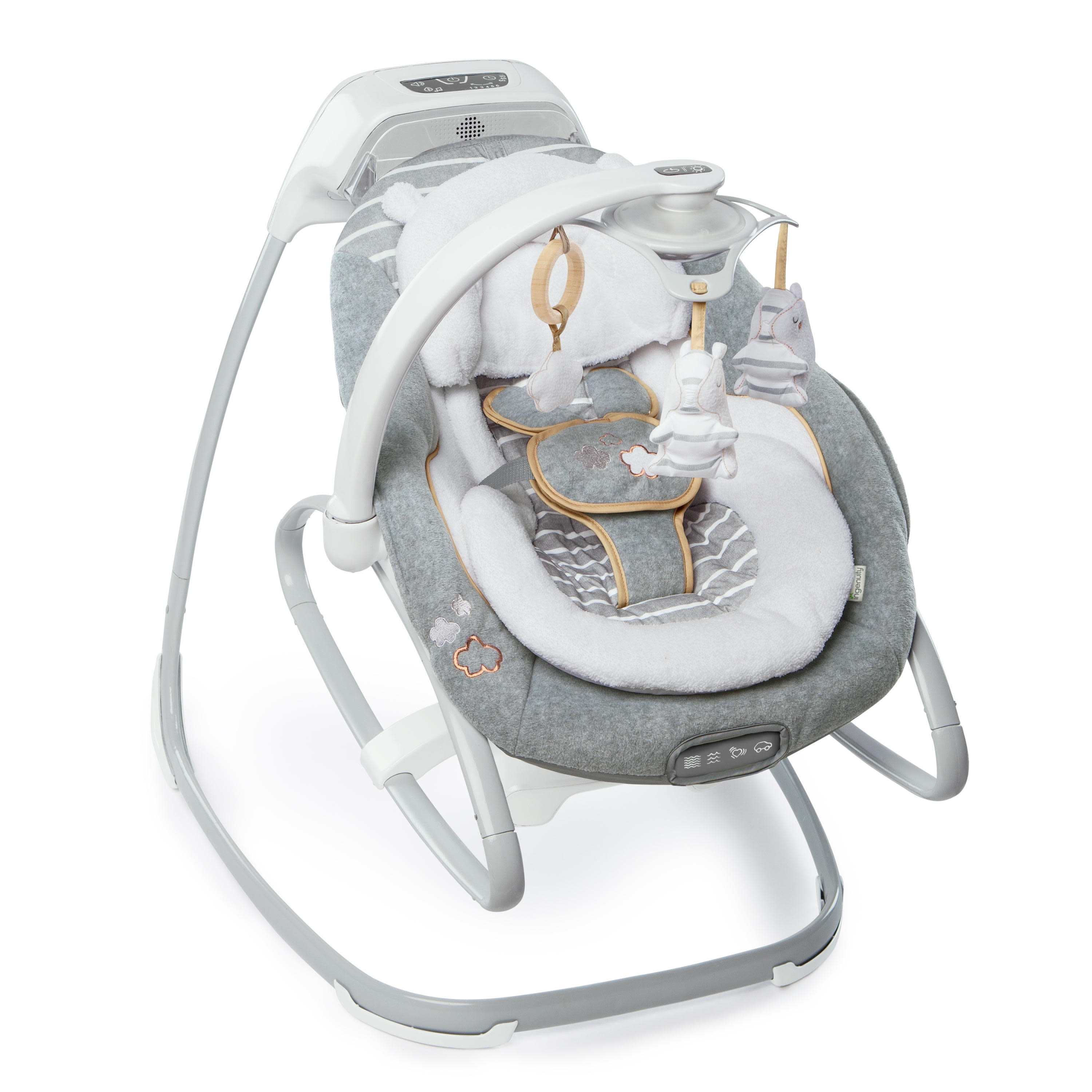 ingenuity boutique collection smartsize gliding swing & rocker