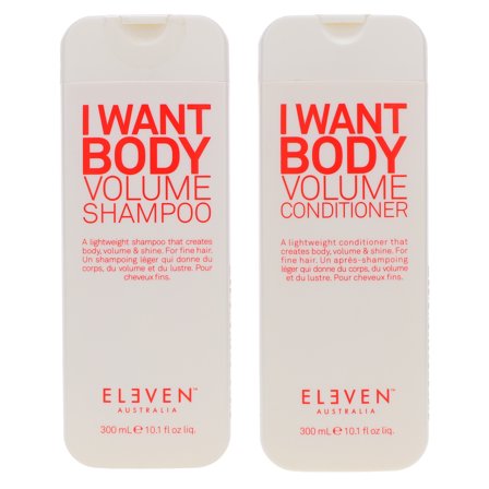 ELEVEN Australia I Want Body Volume Shampoo 10.1 oz & I Want Body Volume Conditioner 10.1 oz Combo Pack
