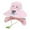 Pink, variant on Wide Brim Solar Fan Hat for Kids,Fishing Hat with Solar Fan USB Charging Children Fishing Hat for Outdoors
