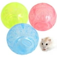 thumbnail image 3 of XROMTBEM Hamster Exercise Ball 3.9 Inches Silent Running Wheel for Dwarf Hamsters Baby Hedgehogs Non Toxic Plastic Spinner, 3 of 15