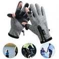 thumbnail image 3 of 1 Pair USB Electric Heating Fishing  Warm Gloves Rechargeable Bare Finger Touch Hand Warmer for Outdoors Ski Motorcycle Riding, 3 of 7