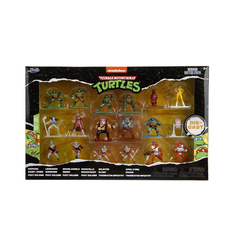 Jada Toys, Nano Metalfigs TMNT 18 Pack, Collectible Die-Cast