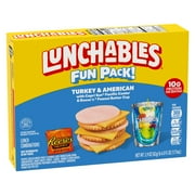 Lunchables Turkey & American with Capri Sun Pacific Cooler & Reeses Peanut Butter Cup Fun Pack, 2.9 oz & 6 fl oz Package