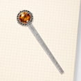 thumbnail image 4 of Thanksgiving pumpkin pie Vintage Silver Lace-Edged Bookmark: an Ideal Gift for Readers and Book Lovers, 4 of 5