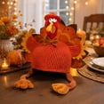 thumbnail image 5 of Plush Thanksgiving Turkey Hat Turkey Trot Hat Fancy Dress Accessory Thanksgiving Party Costume Outfit, 5 of 6