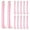 Pink, variant on LOLIPPYY 24pcs Flexible Plastic Perm Rods Curling Rods Hair Rollers Curl Rods Perm Rollers Hair Curling Tools for Women