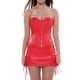 thumbnail image 4 of Conjunto de corsé de corte para mujer, body punk, conjunto de falda dividida, conjunto de dos piezas, fajas para mujer, 4 of 7