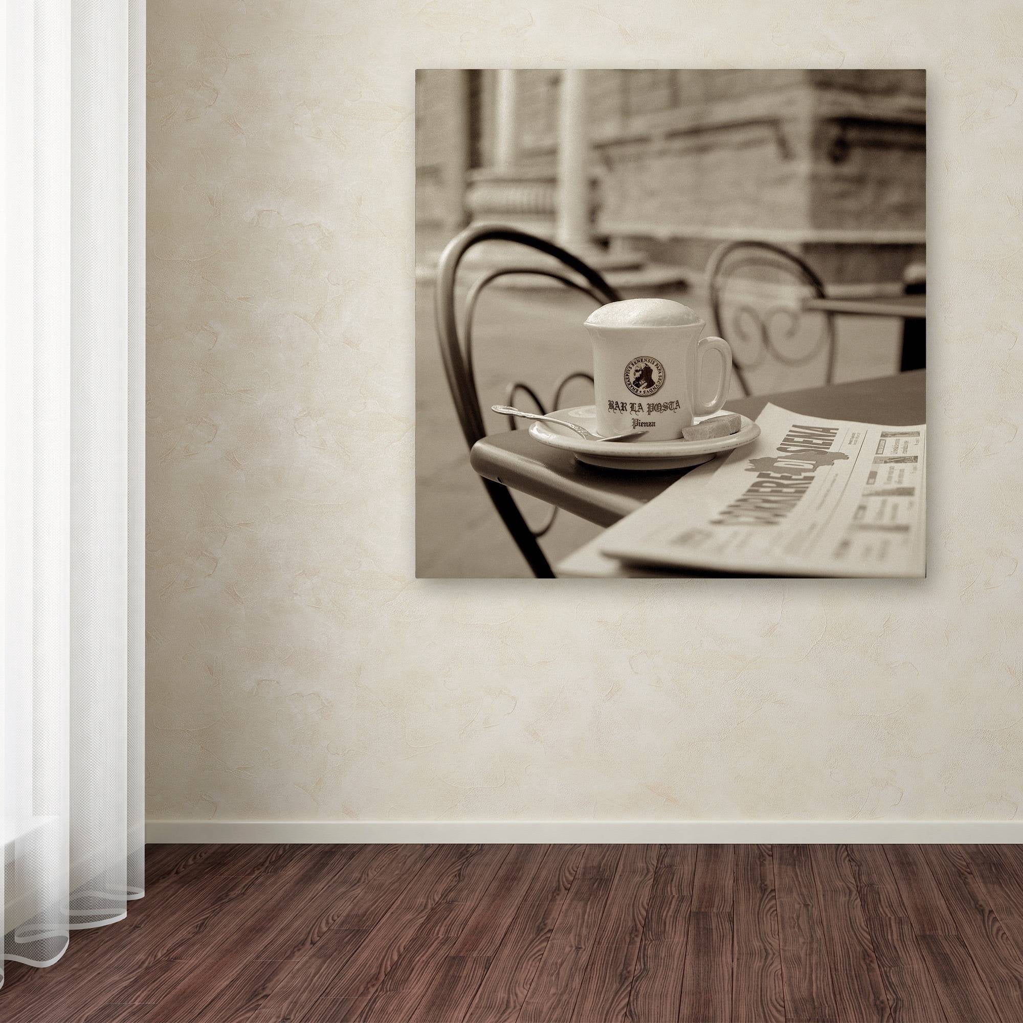 Trademark Fine Art "Tuscany Caffe VIII" Canvas Art by Alan Blaustein