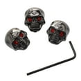 thumbnail image 1 of 3pcs Electric Guitar Skull Head Volume Control Knobs---Black, 1 of 6