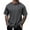 Dark Gray, variant on Cooling Shirts for Men Summer Short Sleeve Crewneck Lightweight Ice Silk Breathable Casual T-Shirts