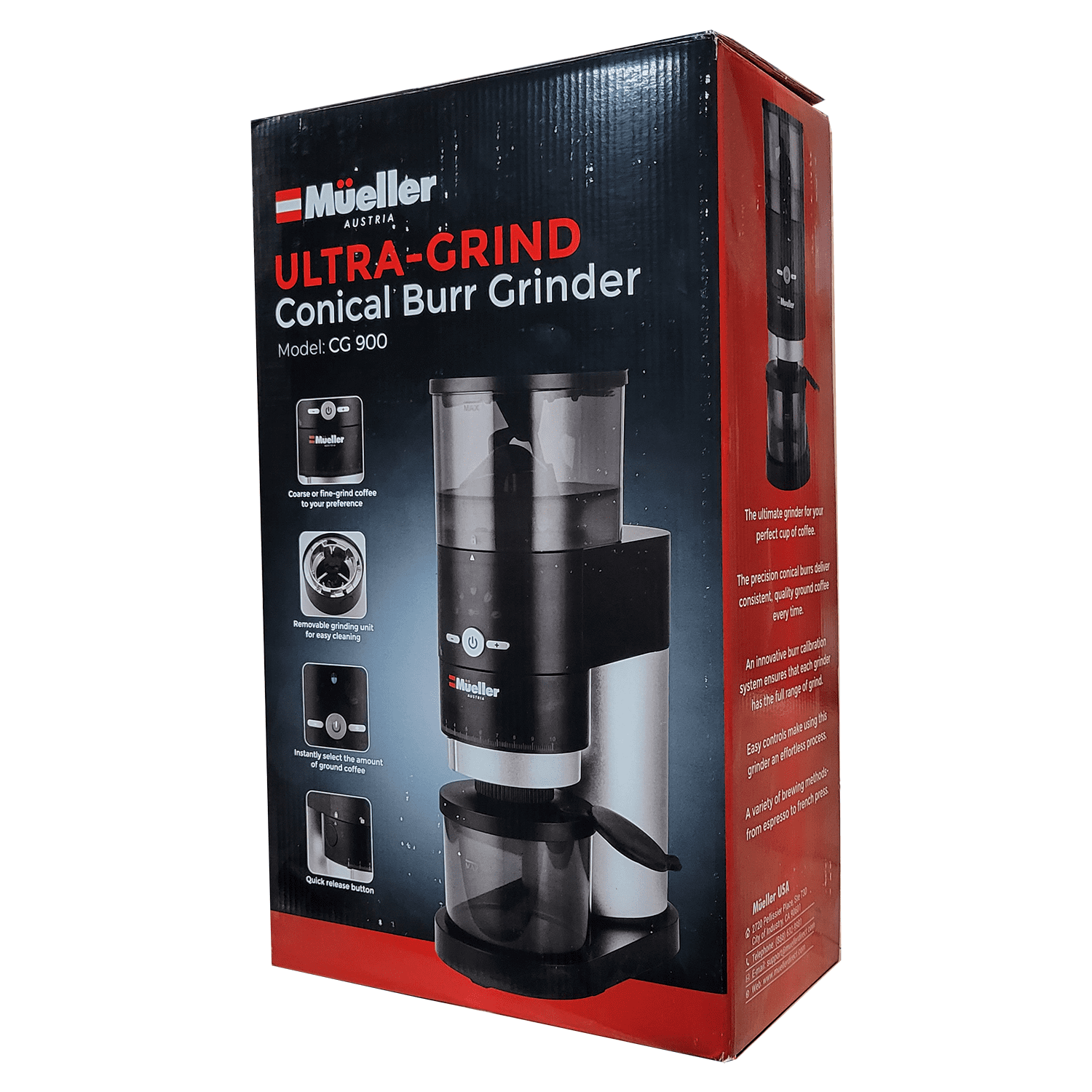 Mueller Ultra-Grind Conical Burr Coffee Grinder