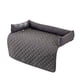 thumbnail image 1 of Billuyoard La manta para mascotas para protección de sofá cama proporciona comodidad y protección adicionales para muebles con mascotas Hábitats y jaulas para animales pequeños gris oscuro 90*90, 1 of 6