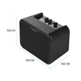thumbnail image 2 of Amplificador JOYO MA-10E Mini altavoz amplificador de guitarra eléctrica portátil 10 vatios Amp OD / canales dobles limpios con adaptador de corriente Joyo Amplificador, 2 of 6
