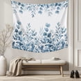 thumbnail image 5 of Blue Eucalyptus Leaves Small Tapestry for Bedroom Wall Hanging Tapestry,Watercolor Spring Summer Botanical Ceiling Backdrop Tapestries Poster Blanket Wall Decor for Teens Room Living Room 23" x 28", 5 of 8