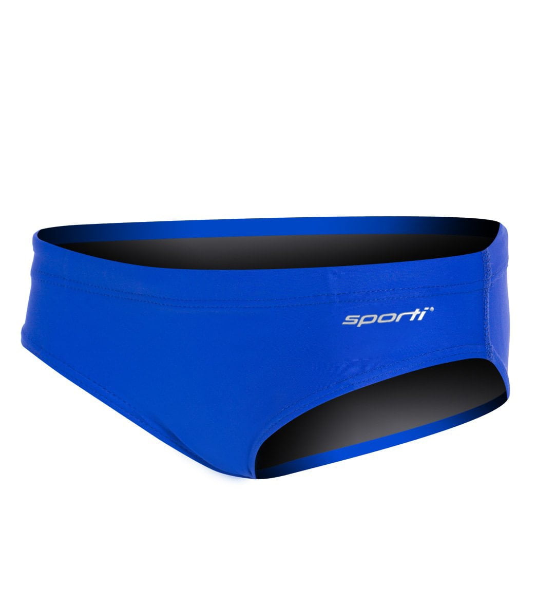 Sporti Solid Swim Brief Swimsuit Youth 2228 (22Y, Royal)