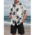 thumbnail image 2 of Men's 2 Piece Vacation Beach Outfits Floral Button Down Shirt and Shorts Sets, 2 of 4