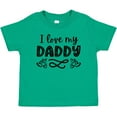 thumbnail image 3 of Inktastic I Love My Daddy with Hearts Boys or Girls Baby T-Shirt, 3 of 5