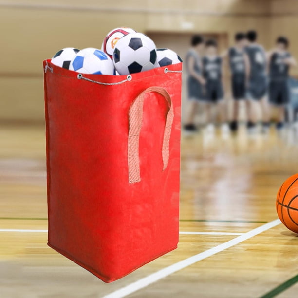 Bolsas deportivas Bag Gym Drawstring Boletista Almacenador de almacenamiento Multifunción Bolsa de mudanza para voleibol de fútbol Hogar al aire libre Rojo